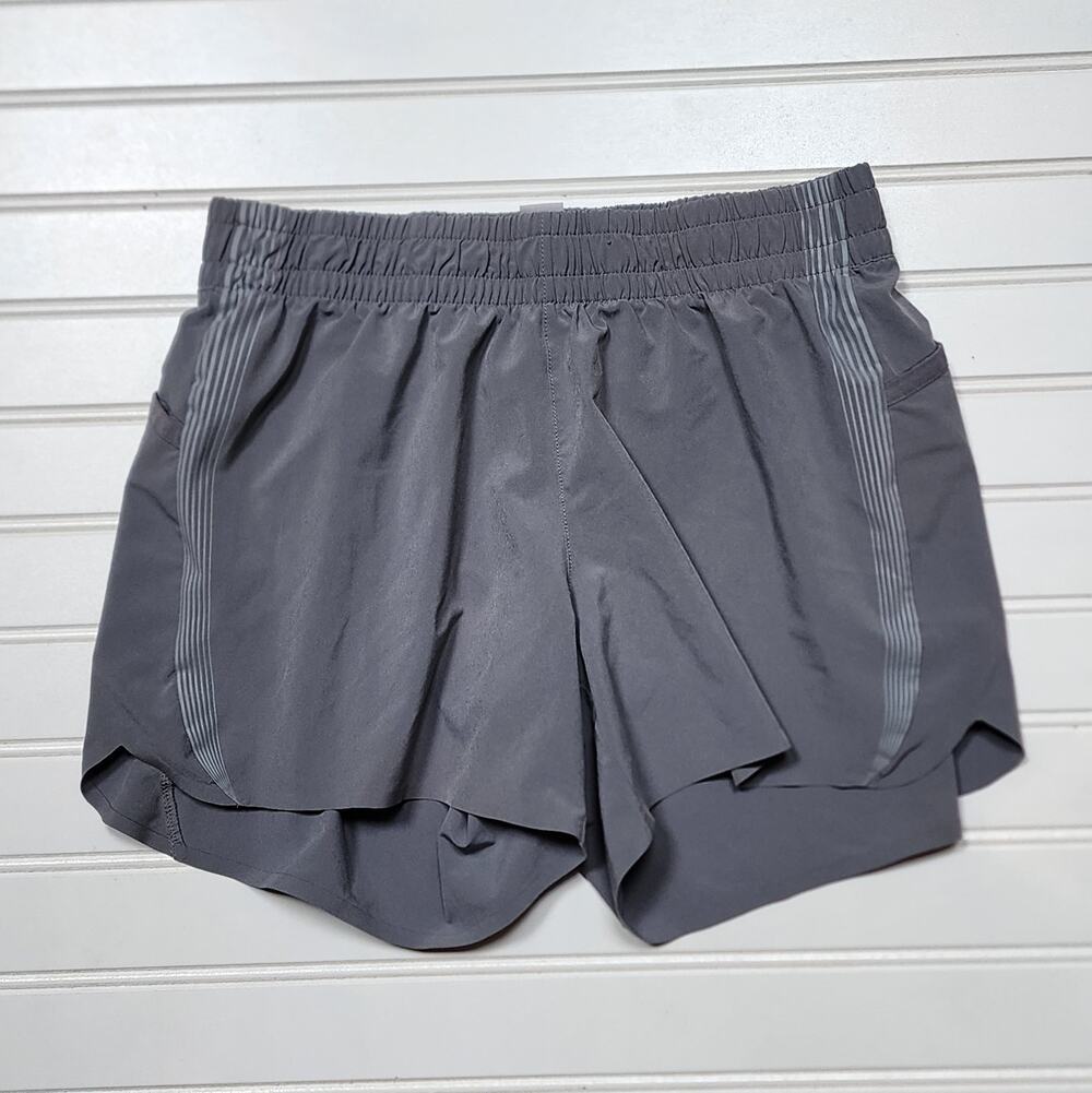 Athleta Girl Get In The Game Lined Athletic Shorts Size XL (14) Gray